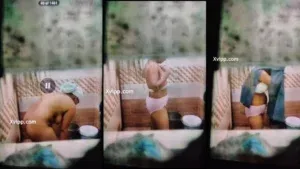 Sri Lankan Sister Bathing & Changing Dress Spy