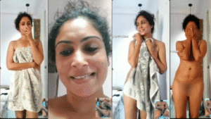Sri Lankan Horny Cheating Milf Video Call with a Bull