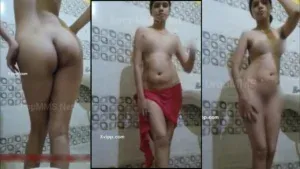 Hot Indian Skinny Babe Removing Dress & Nude Dance