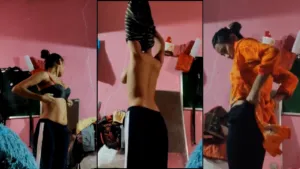 Extremely Cute Babe Changing Clothes & Brother Come 5 Clips