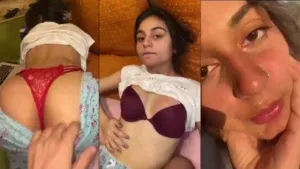 Horny Beautiful Sexy Girlfriend Sucking Dick, Fuck & Fingering