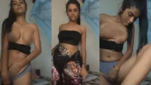 Cute Lankan TikTok Babe Big Tits & Pussy Showing
