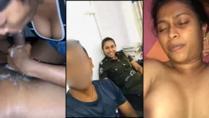 Sri Lankan Po#ice Girl Leaked Sex-tape with Her Boyfriend