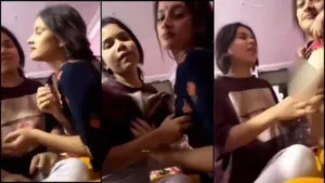 Indian Horny Girls Lesbian Boobs Pressing & Stripping